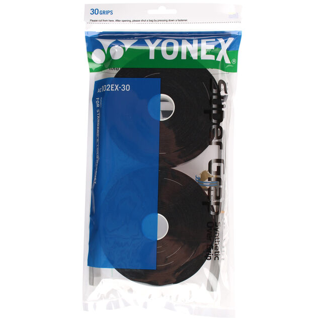 OVERGRIP YONEX SUPER GRAP 30 PIECES (BLACK)
