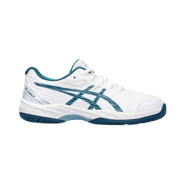 CHAUSSURES ASICS GEL-GAME 9 GS (WHITE/RESTFUL TEAL, 35.5)