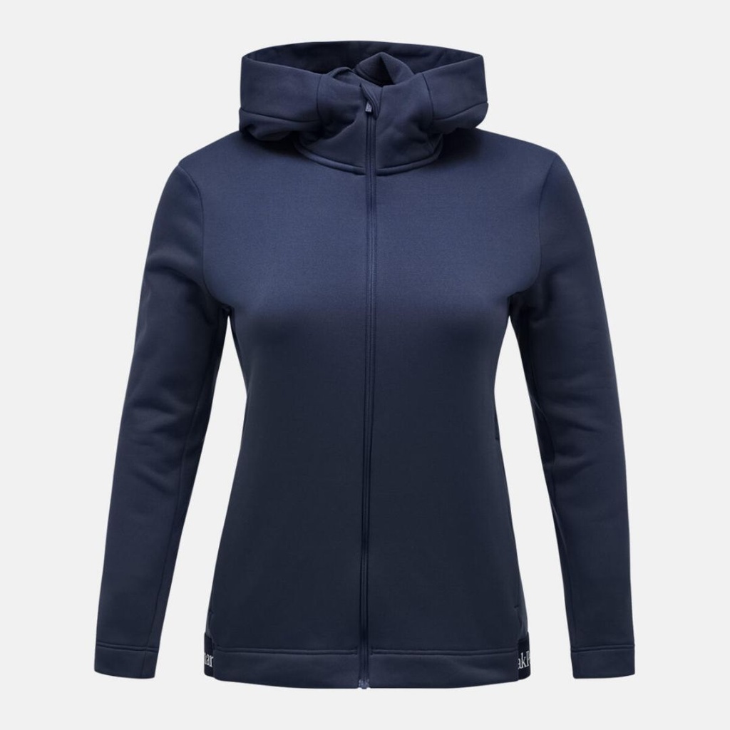 HOOD PEAK PERFORMANCE W RIDER TECH ZIP (BLUE SHADOW, XS)