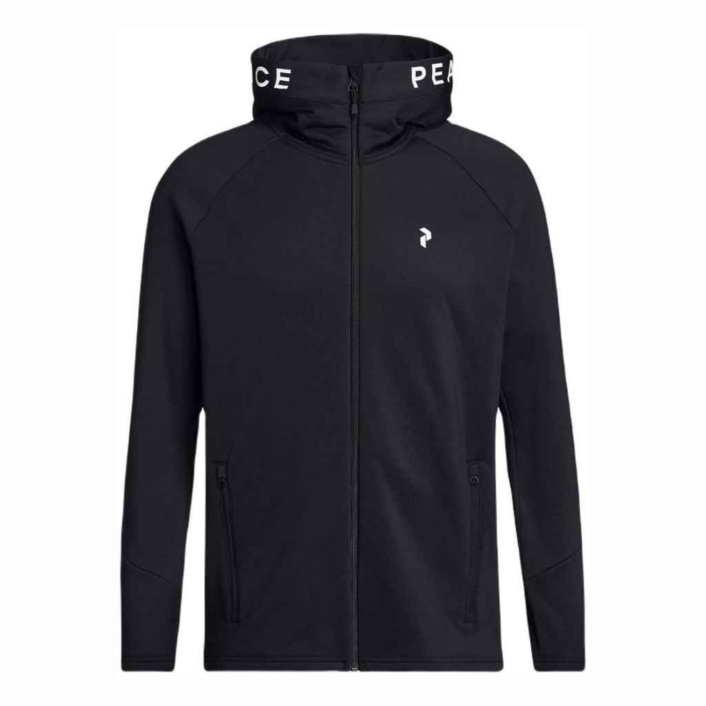 HOOD PEAK PERFORMANCE M RIDER MID ZIP (BLACK, XS)