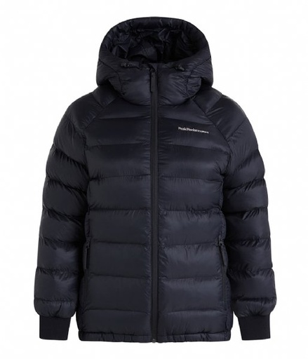 VESTE PEAK PERFORMANCE JR TOMIC INSULATED HOOD (BLACK, 140)