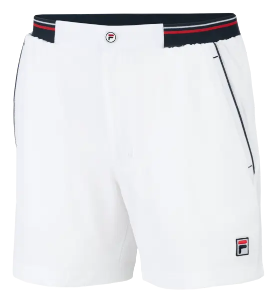 SHORT FILA SHORTS STEPHAN (WHITE, XS)
