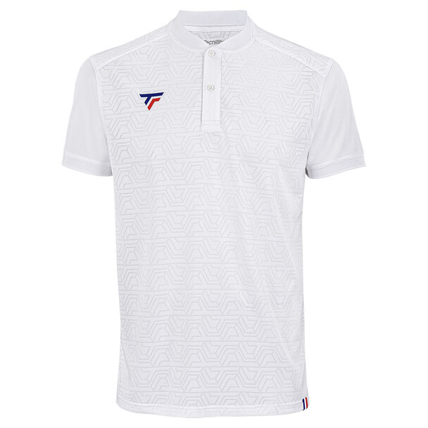 POLO TECNIFIBRE TEAM MESH POLO KIDS (WHITE, 6/8)