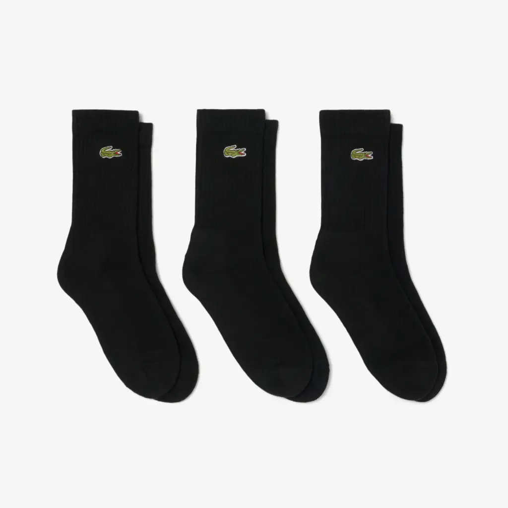 CHAUSSETTES LACOSTE RA4182 (BLACK, 39/42)