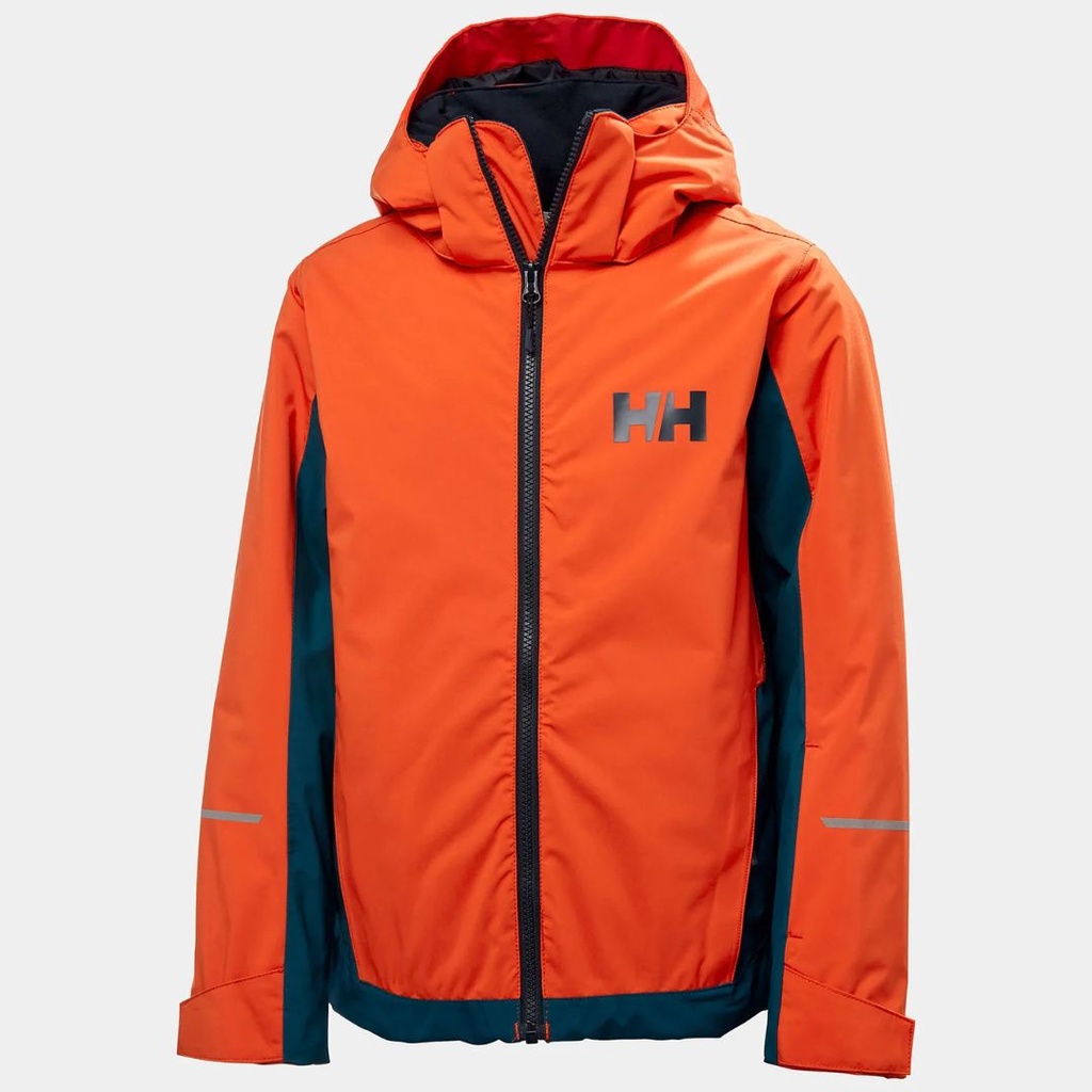 VESTE HELLY HANSEN JR QUEST JACKET (PATROL ORANGE, 8 YEARS)