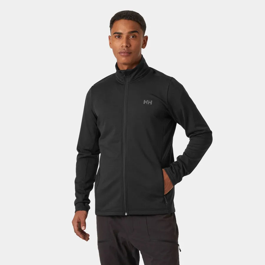 POLAR HELLY HANSEN MEN VERSALITE FLEECE JACKET (BLACK, M)