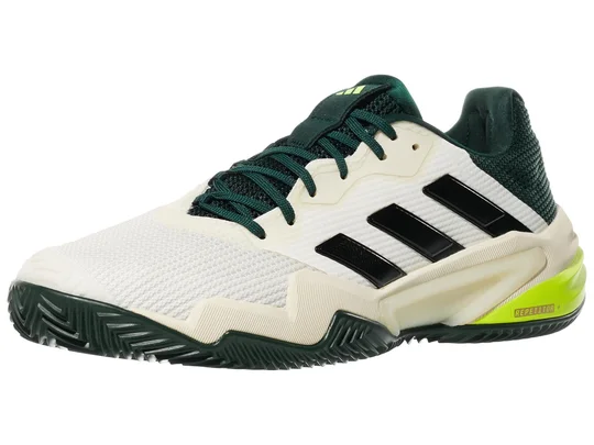 CHAUSSURES ADIDAS BARRICADE 13 M CLAY (BLANC/NOIR/ROUGE, 39 1/3)