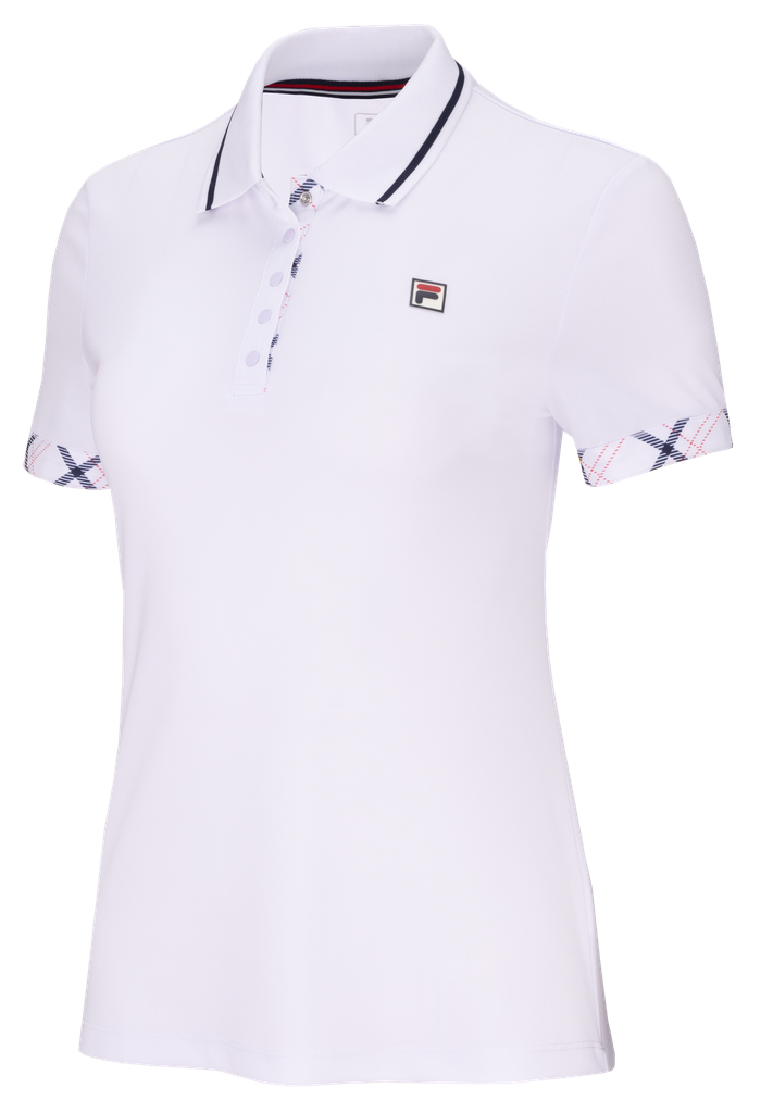 POLO FEMME FILA ZEA (WHITE, XS)