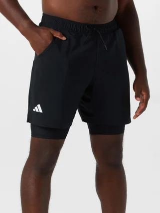 SHORT ADIDAS CLUB 2 IN 1 (BLACK, XS)