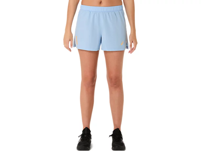 SHORT ASICS WOMEN PADEL COURT 2N1  (STONE WASH/PERFORMANCE BLACK, S)