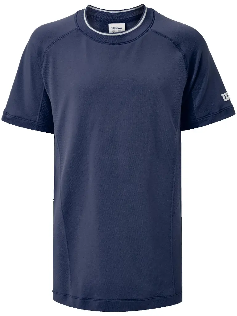 TSHIRT WILSON YB YOUTH TEAM SEAMLESS CREW (CLASSIC NAVY, XS/116)