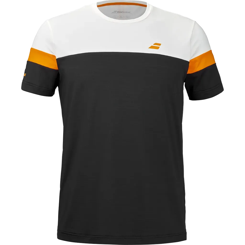 T-SHIRT BABOLAT CREW NECK TEE (BLACK/BLACK, S)