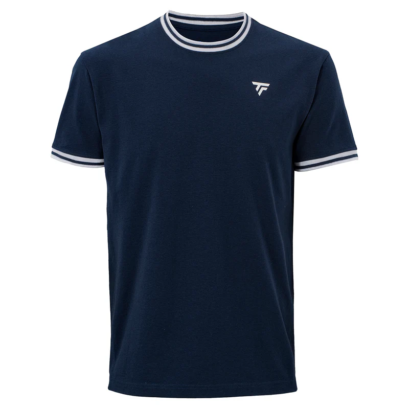 TSHIRT TECNIFIBRE TEAM STRETCH TEE BOYS (MARINE, 6/8)