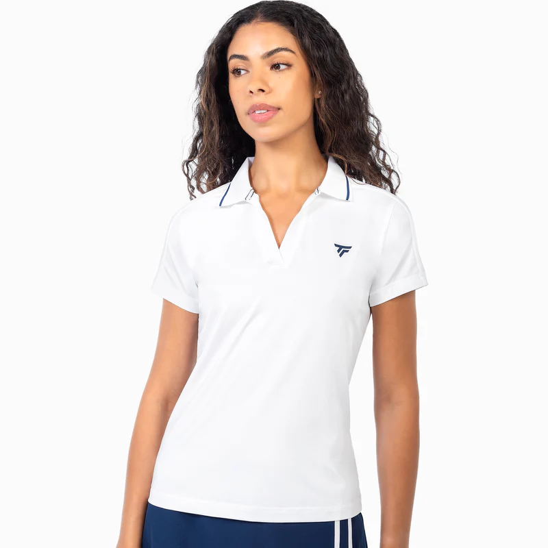 POLO TECNIFIBRE W. TEAM TECH POLO (WHITE, XS)