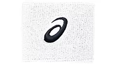 SERRE POIGNETS ASICS WRIST BAND PAIR  (BRILLANT WHITE)