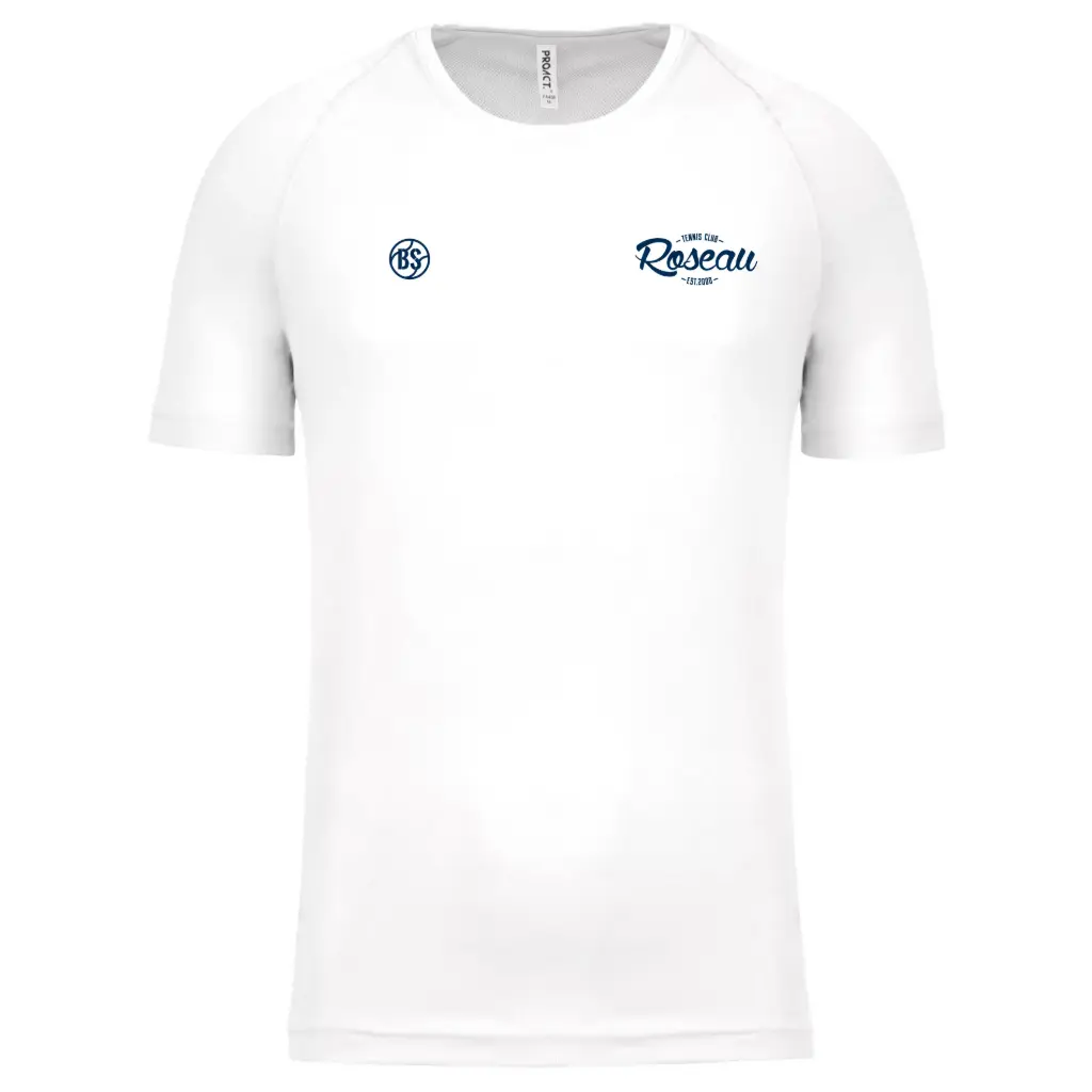 TSHIRT BS ROSEAU KIDS POLYESTER (WHITE, 128)