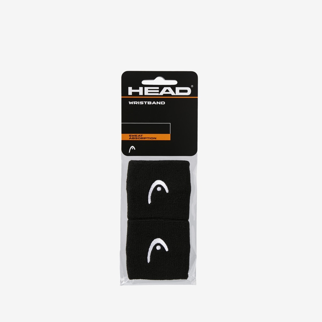 SERRE POIGNETS HEAD WRISTBAND 2.5" (BLACK)