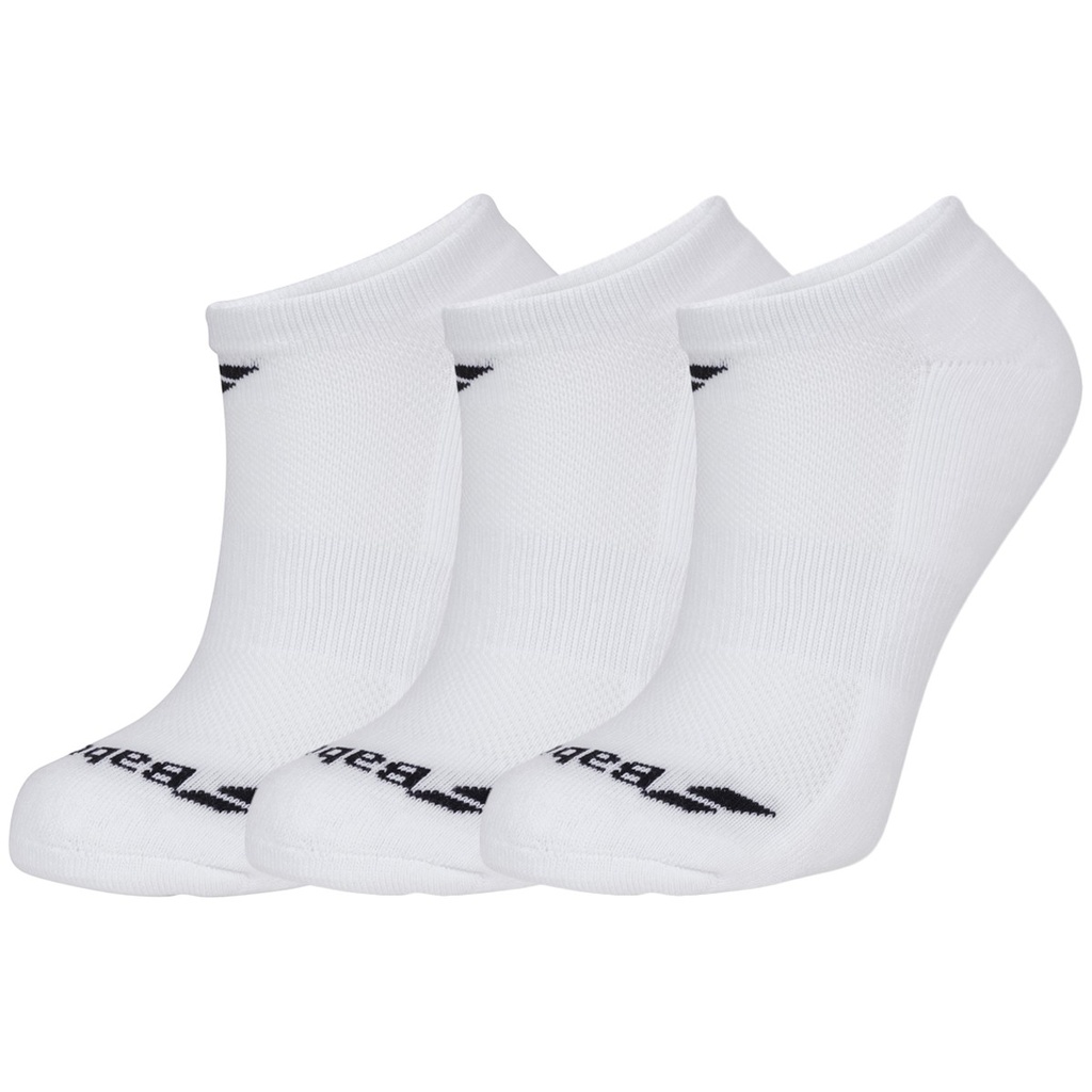 CHAUSSETTE BABOLAT INVISIBLE 3 PAIRS (WHITE/WHITE)
